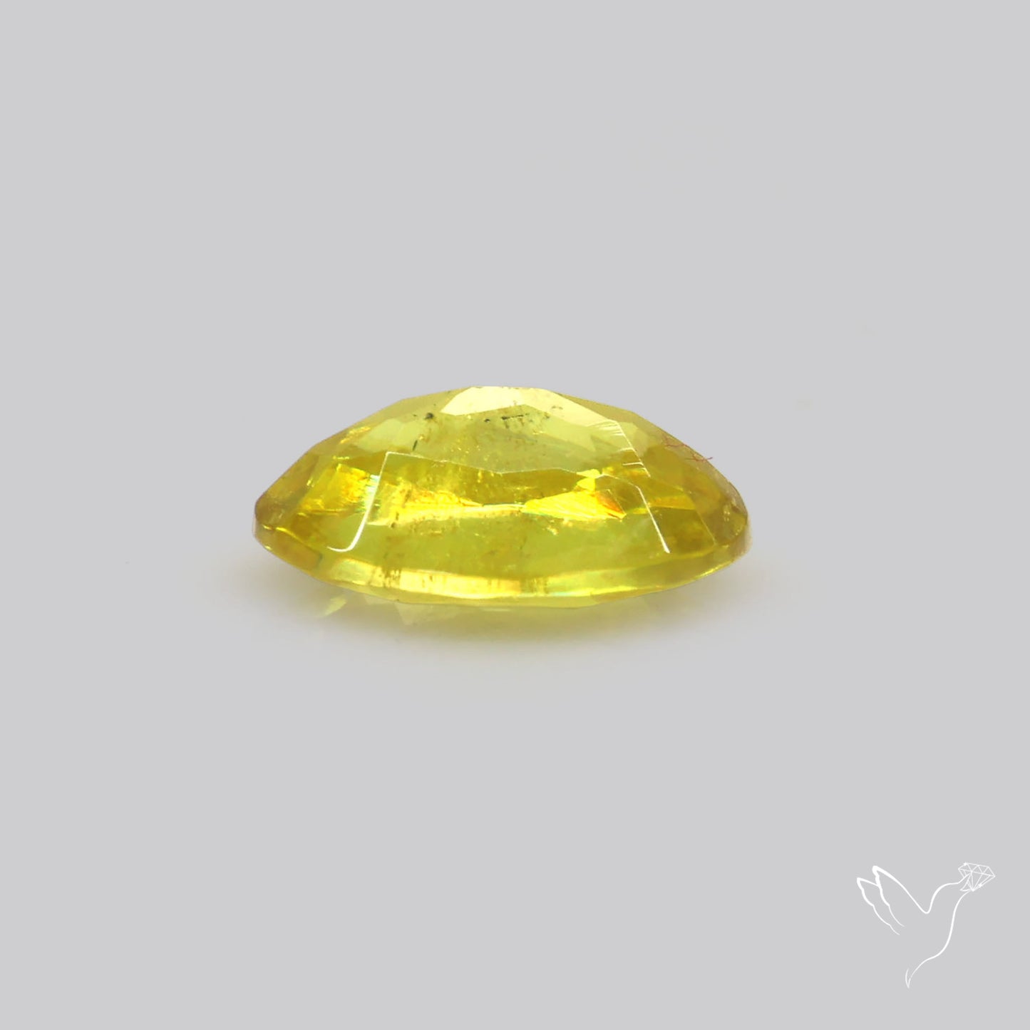 Rare Green Sphene Faceted Fine Gemstone