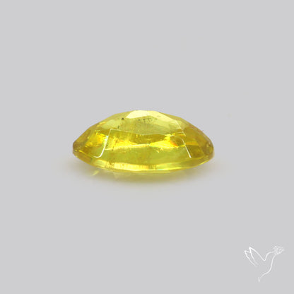 Rare Green Sphene Faceted Fine Gemstone