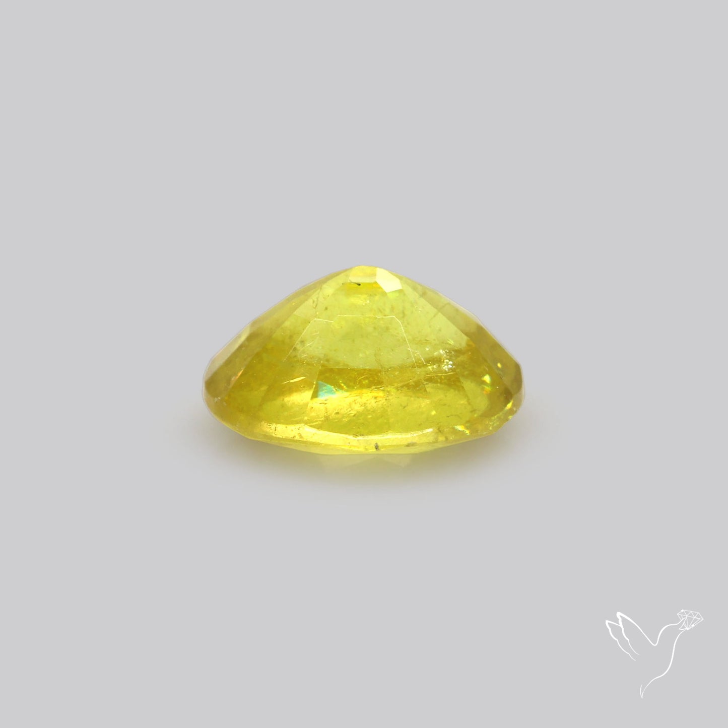 Rare Green Sphene Faceted Fine Gemstone