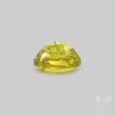 Rare Green Sphene Faceted Fine Gemstone