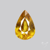 Rare Green Sphene Faceted Fine Gemstone