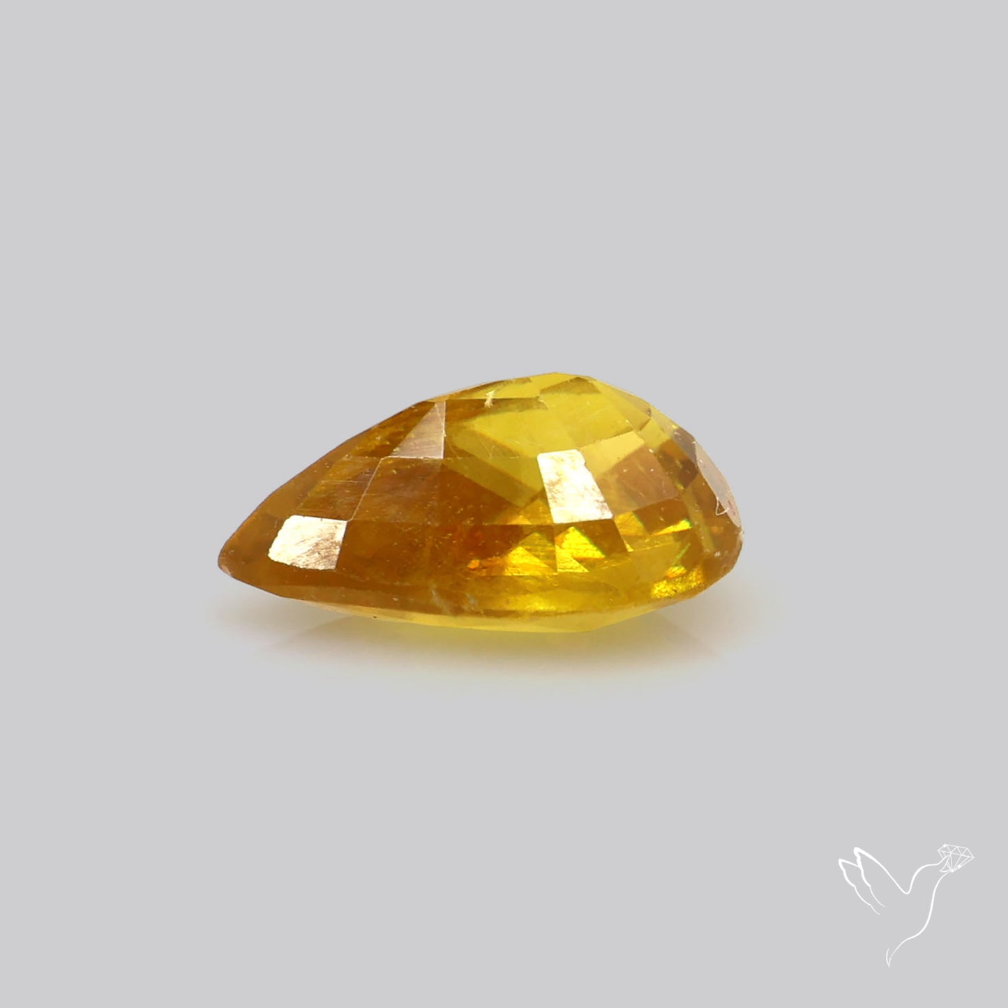 Rare Green Sphene Faceted Fine Gemstone
