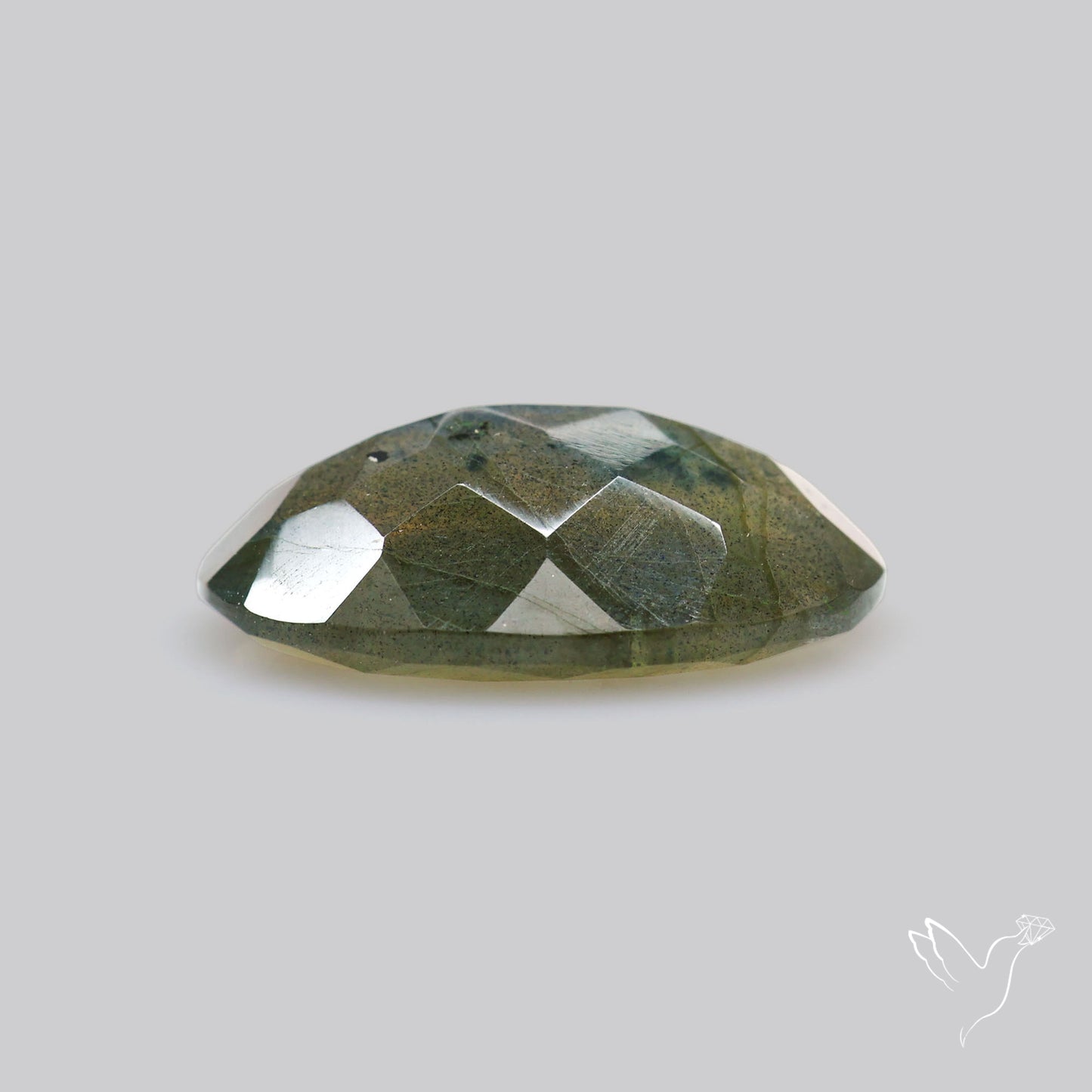 Blue Labradorite Faceted High Grade Fine Gemstone