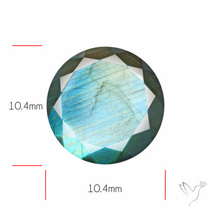 Blue Labradorite Faceted High Grade Fine Gemstone