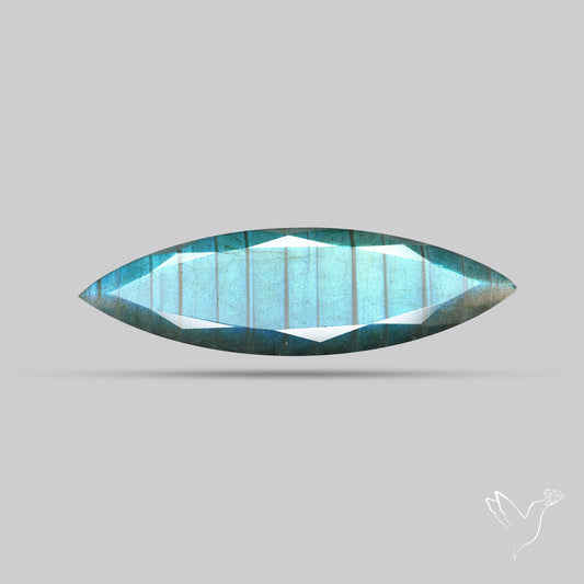 Blue Labradorite Faceted High Grade Fine Gemstone