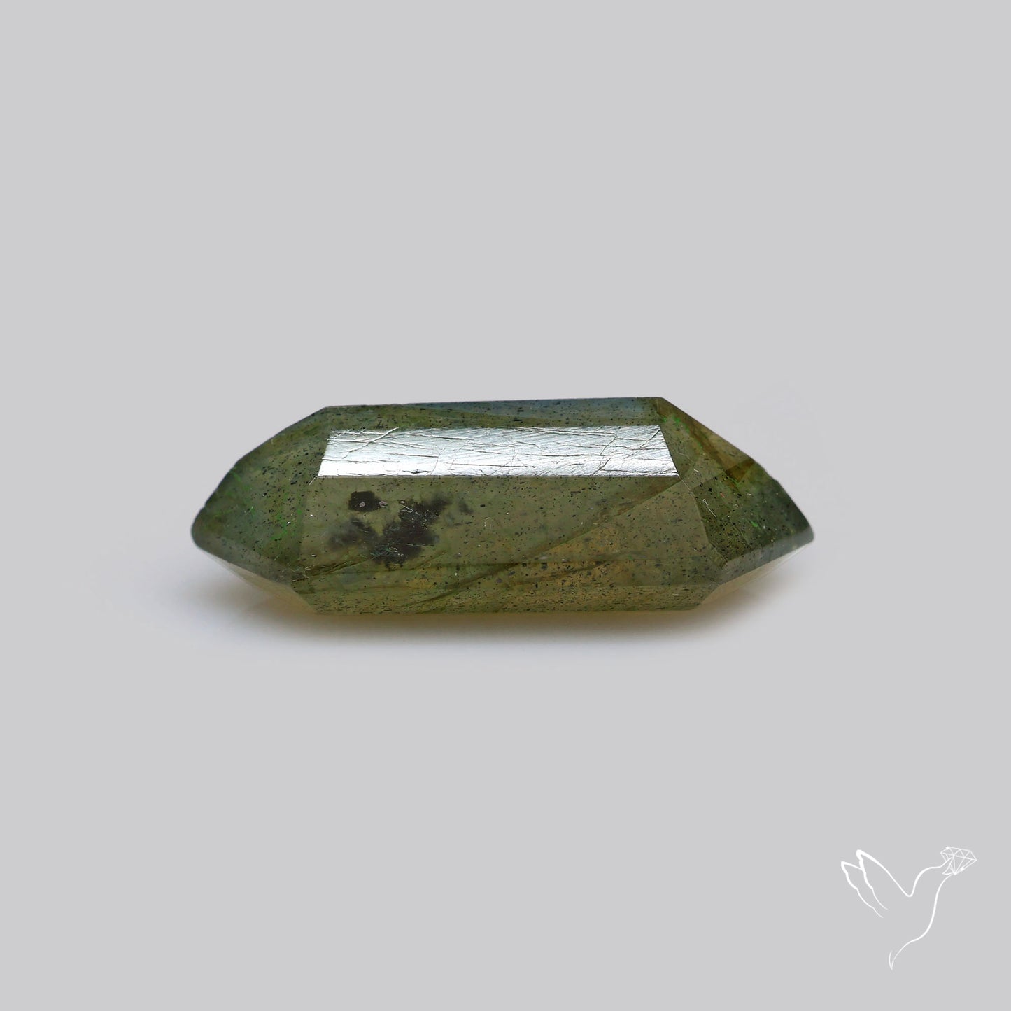 Blue Labradorite Faceted High Grade Fine Gemstone
