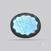Blue Labradorite Faceted High Grade Fine Gemstone