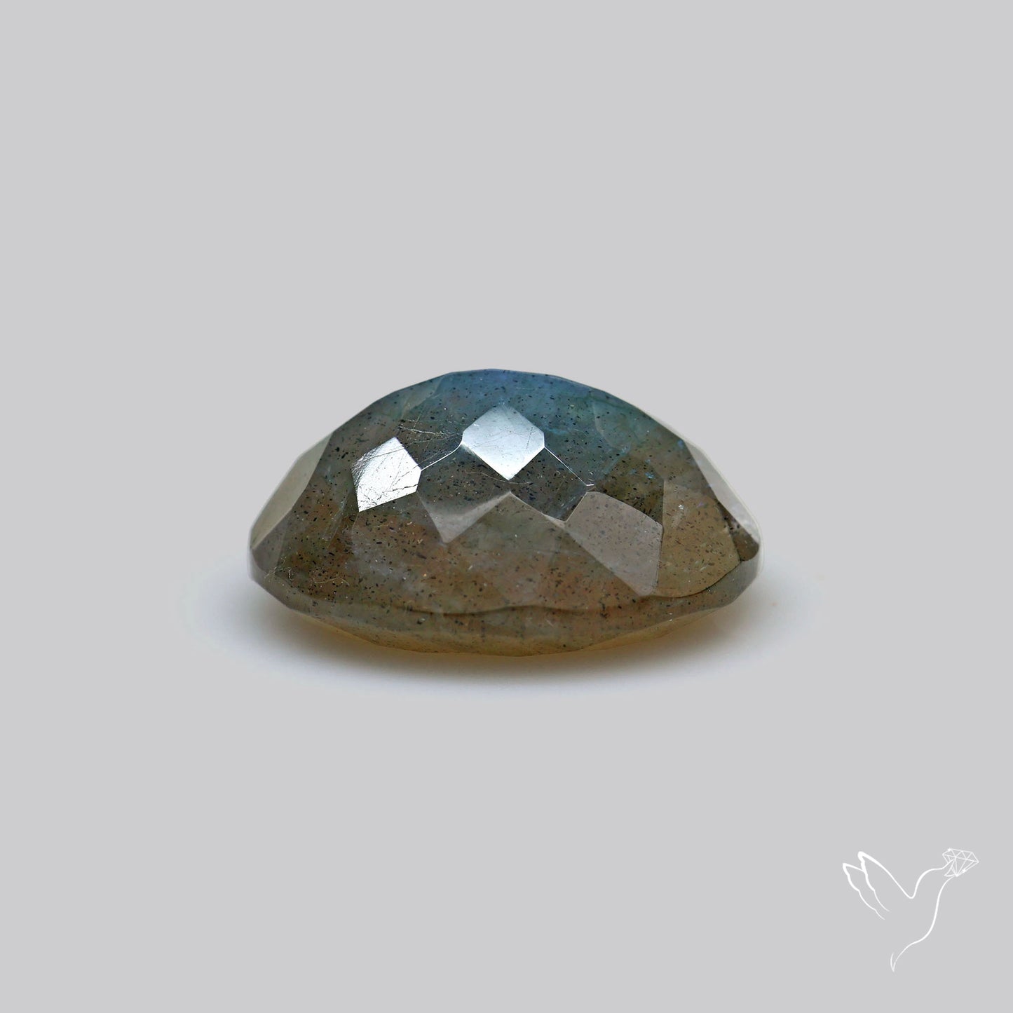 Blue Labradorite Faceted High Grade Fine Gemstone