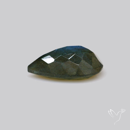 Blue Labradorite Faceted High Grade Fine Gemstone