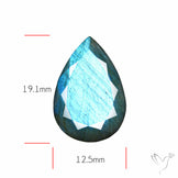 Blue Labradorite Faceted High Grade Fine Gemstone