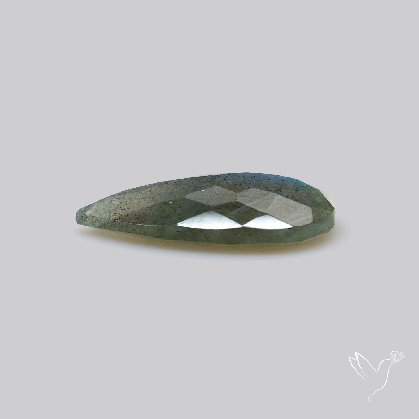 Blue Labradorite Faceted High Grade Fine Gemstone