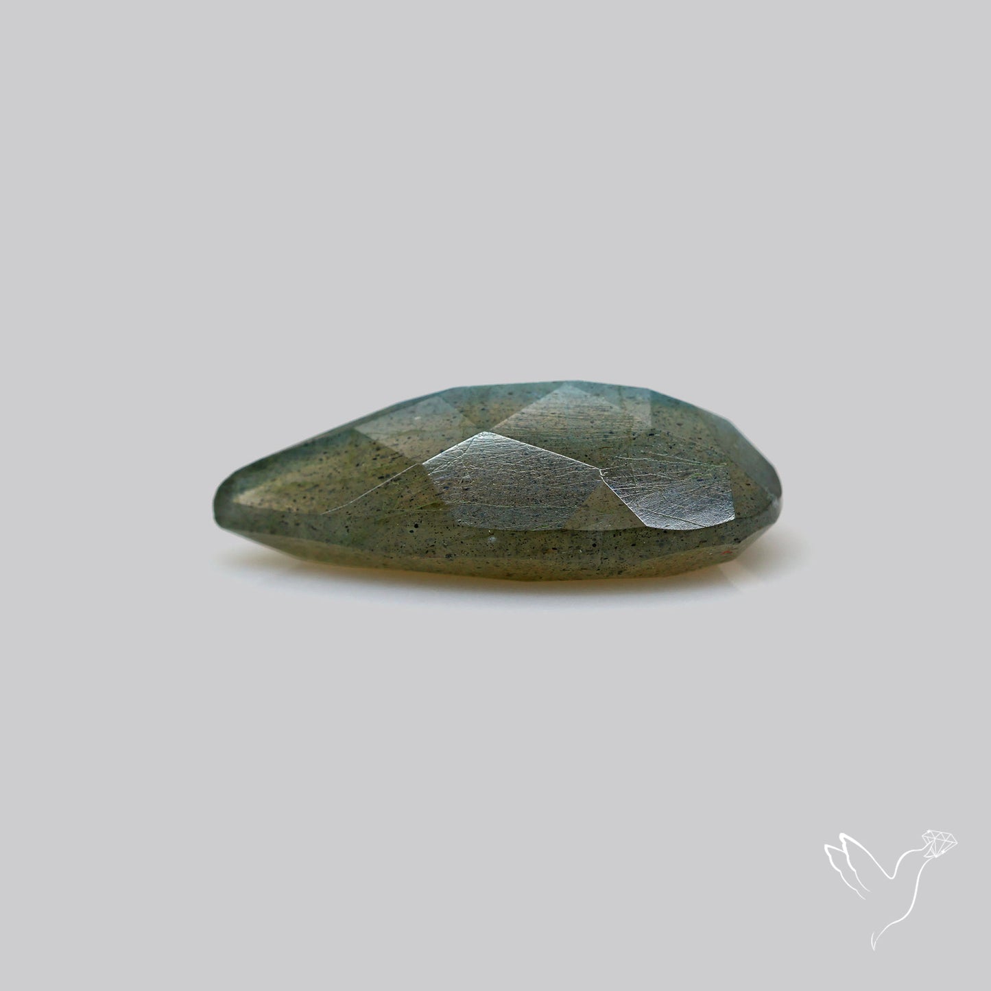 Blue Labradorite Faceted High Grade Fine Gemstone