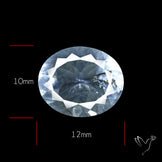 Hyalite Opal Faceted Fluorescent under UV Light
