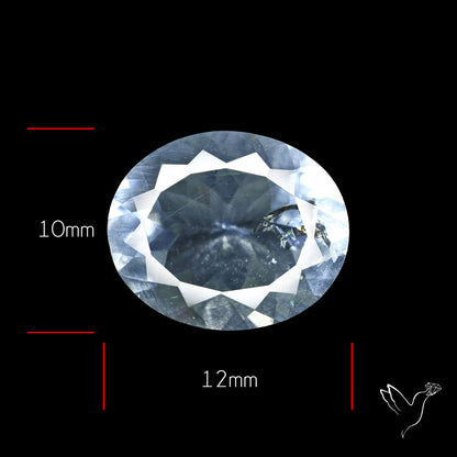 Hyalite Opal Faceted Fluorescent under UV Light
