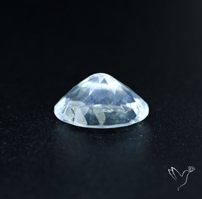 Hyalite Opal Faceted Fluorescent under UV Light