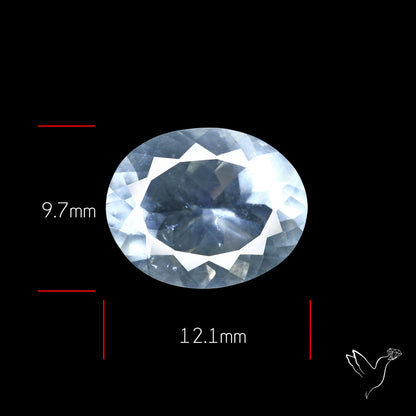 Hyalite Opal Faceted Fluorescent under UV Light