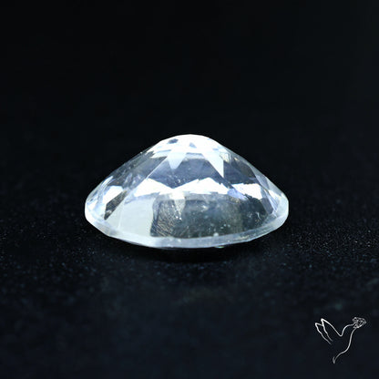 Hyalite Opal Faceted Fluorescent under UV Light