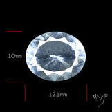 Hyalite Opal Faceted Fluorescent under UV Light