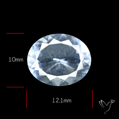 Hyalite Opal Faceted Fluorescent under UV Light