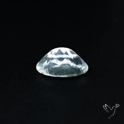 Hyalite Opal Faceted Fluorescent under UV Light