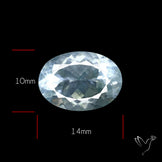 Hyalite Opal Faceted Fluorescent under UV Light