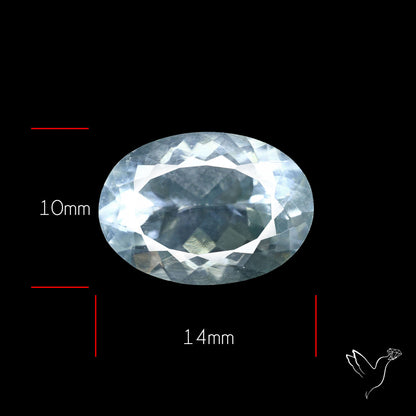 Hyalite Opal Faceted Fluorescent under UV Light
