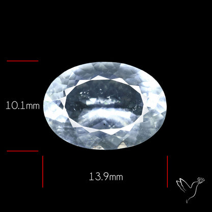 Hyalite Opal Faceted Fluorescent under UV Light
