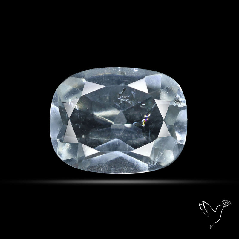 Hyalite Opal Faceted Fluorescent under UV Light