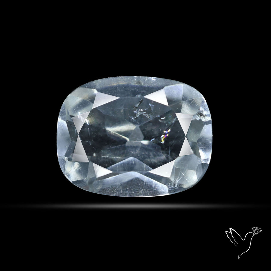 Hyalite Opal Faceted Fluorescent under UV Light
