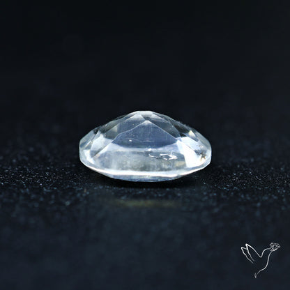 Hyalite Opal Faceted Fluorescent under UV Light