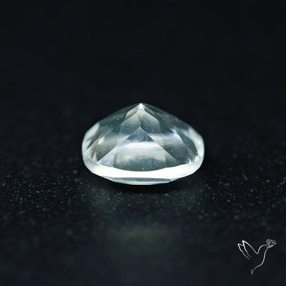 Hyalite Opal Faceted Fluorescent under UV Light