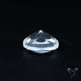 Hyalite Opal Faceted Fluorescent under UV Light