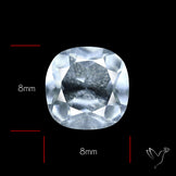 Hyalite Opal Faceted Fluorescent under UV Light