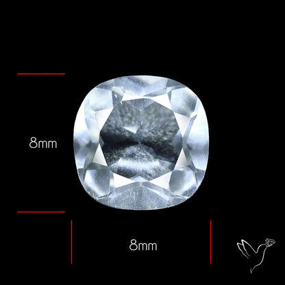 Hyalite Opal Faceted Fluorescent under UV Light