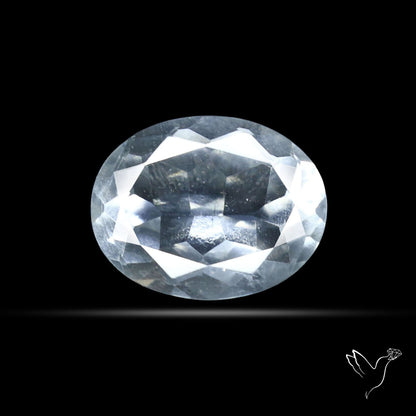 Hyalite Opal Faceted Fluorescent under UV Light