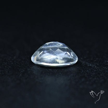 Hyalite Opal Faceted Fluorescent under UV Light