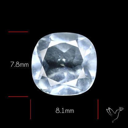 Hyalite Opal Faceted Fluorescent under UV Light