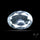 Hyalite Opal Faceted Fluorescent under UV Light