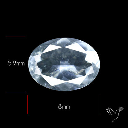 Hyalite Opal Faceted Fluorescent under UV Light