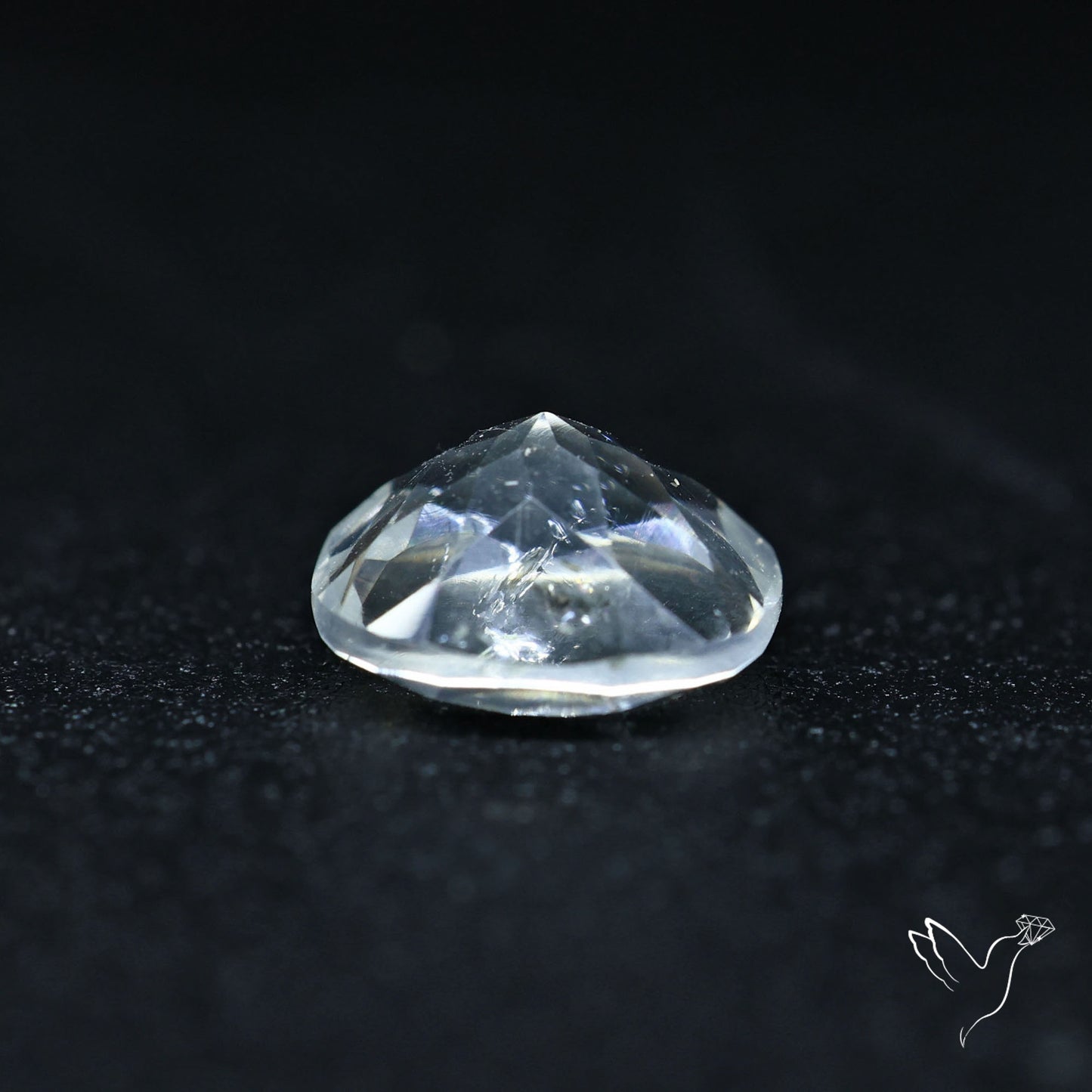 Hyalite Opal Faceted Fluorescent under UV Light