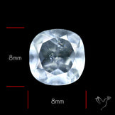 Hyalite Opal Faceted Fluorescent under UV Light