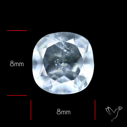 Hyalite Opal Faceted Fluorescent under UV Light
