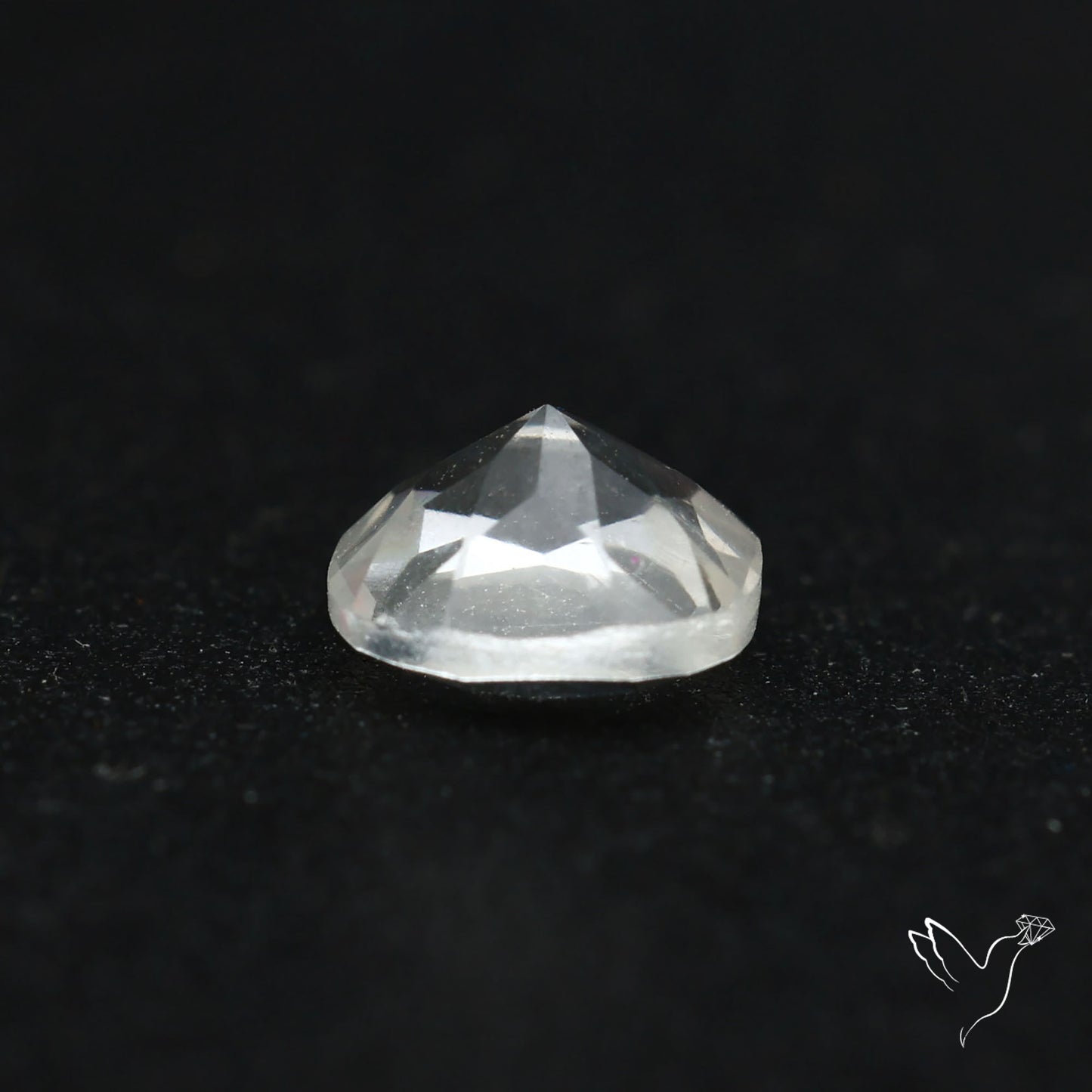 Hyalite Opal Faceted Fluorescent under UV Light