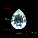 Hyalite Opal Faceted Fluorescent under UV Light