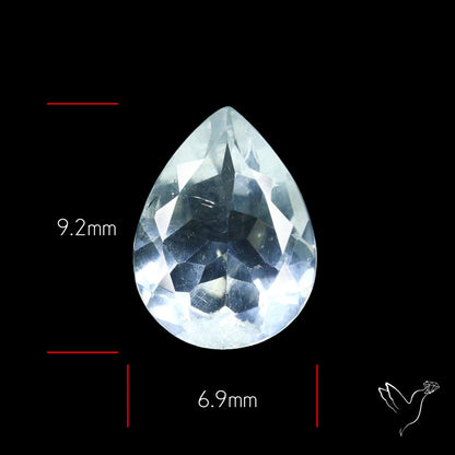 Hyalite Opal Faceted Fluorescent under UV Light