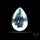 Hyalite Opal Faceted Fluorescent under UV Light