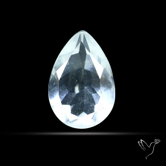 Hyalite Opal Faceted Fluorescent under UV Light