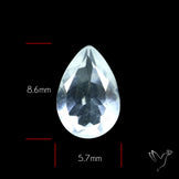 Hyalite Opal Faceted Fluorescent under UV Light