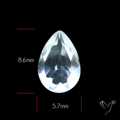 Hyalite Opal Faceted Fluorescent under UV Light