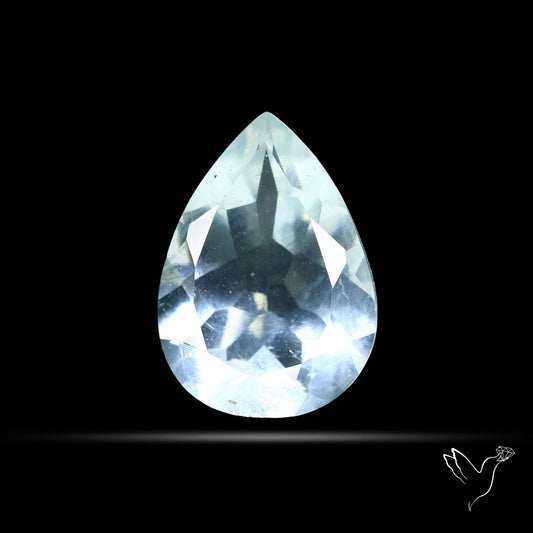 Hyalite Opal Faceted Fluorescent under UV Light